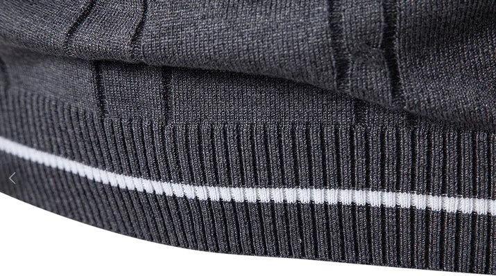 Autumn Winter Men's Knit Vests V-Neck Sleeveless Slim Fit Knitted Pullovers Men Fashion Patchwork Smart Casual Sweater Vest Man