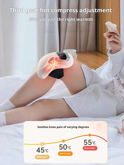 Smart Knee Massager Hot Compress Knee Relaxing Massager Infrared Heat and Vibration Knee Pain Relief Elbow Shoulder Massagers