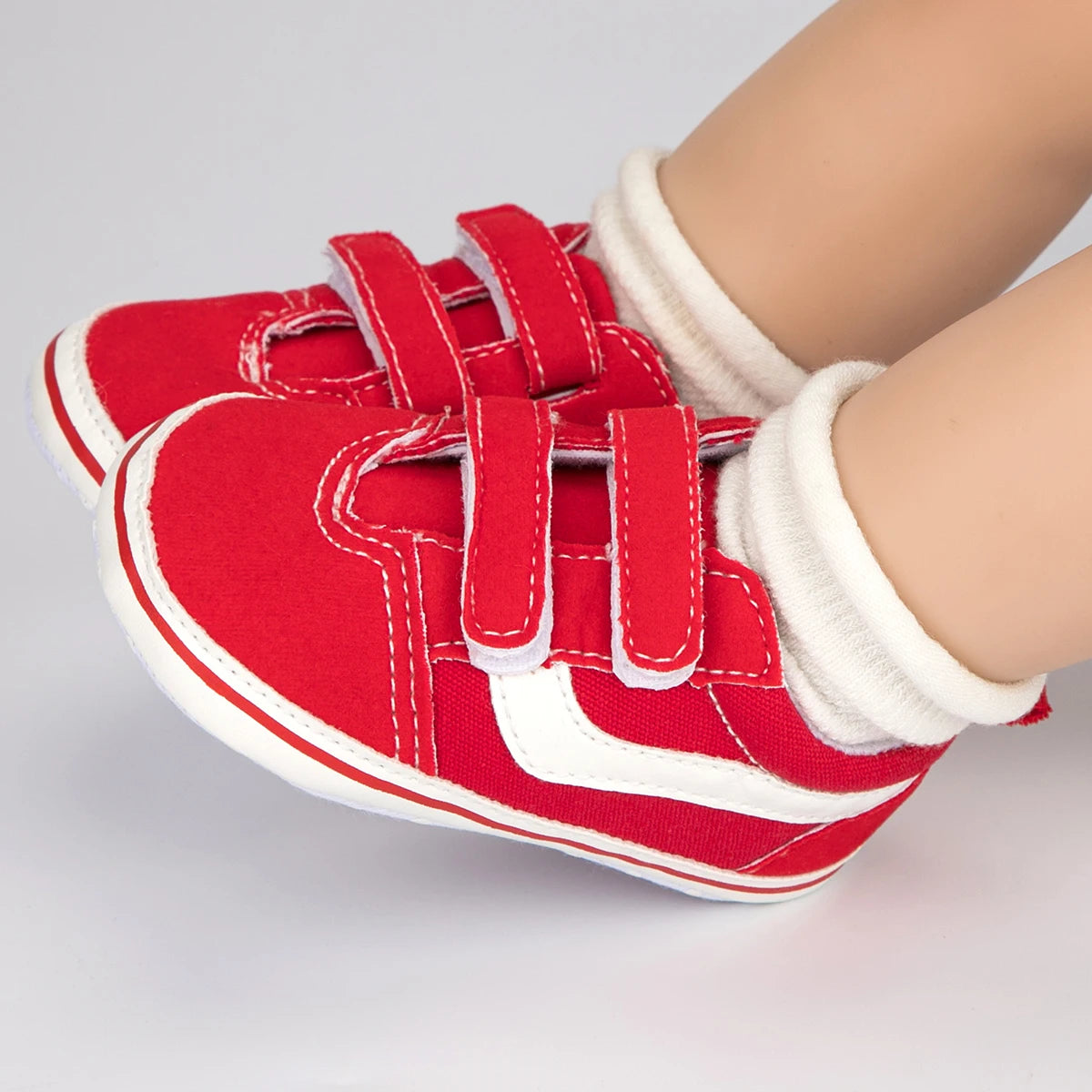 Meckior New Baby Canvas Sneakers Anti-slip Soft Plaid Baby Boy Girl Shoes Newborns First Walkers Infant Baby Unisex Casual Shoes