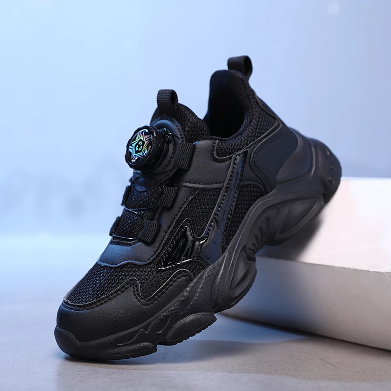 Children Shoes Boys Sneaker Black White Platform Kids School Sneaker Plus Size 31-43 Comfort Casual Sports Tennis Boys Shoes