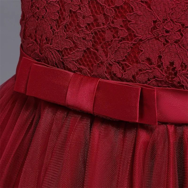 Baby Girls Christmas Dress 3 6 9 12 18 24 Months Toddler Newborn Lace Princess Dress 1 Year Old Birthday Party New Year Costume