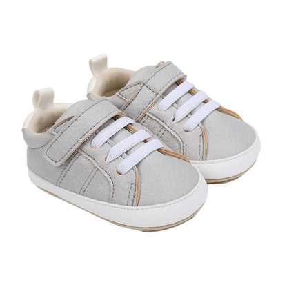 Newborn Baby Girls Boys Sneakers PU Leather Anti-Slip Soft Sole Pre walker Toddler Casual First Walkers Infant Shoes For 0-18M