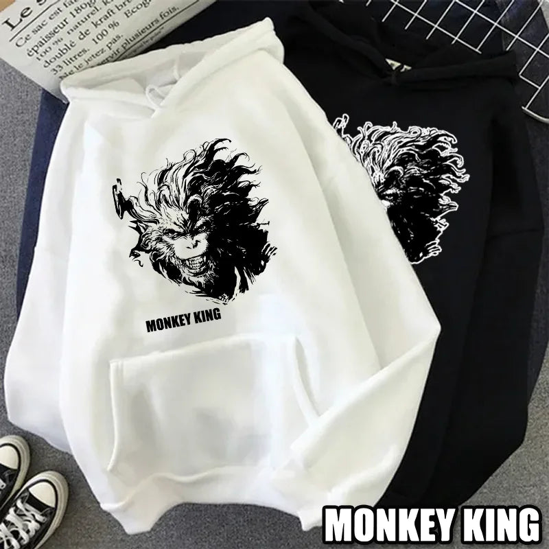 New Hoodie Men/Women Fashion Casual Autumn Winter Cool Pullover  monkey King Long Sleeve Hoodie