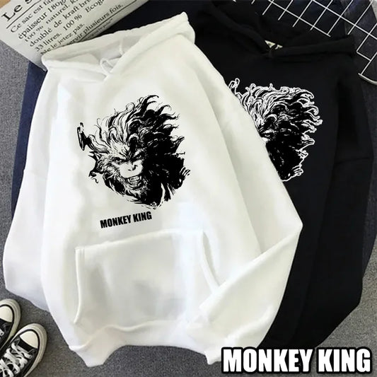 New Hoodie Men/Women Fashion Casual Autumn Winter Cool Pullover  monkey King Long Sleeve Hoodie