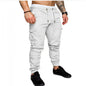 New Men's Casual Work Pants With Multiple Pockets Sports Jogger Pants
