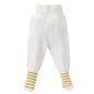 Baby footed pants newborn baby girl boy leggings long trousers  0-6-12months kid lycry cotton sleepwear trousers pyjamas pants