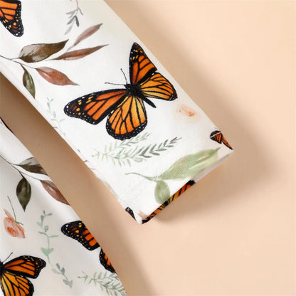 Pat Pat Newborn Dresses Baby Girl Clothes New Born Babies Kids Birthday Party Dress Ribbed Striped Long-sleeve Overalls Children