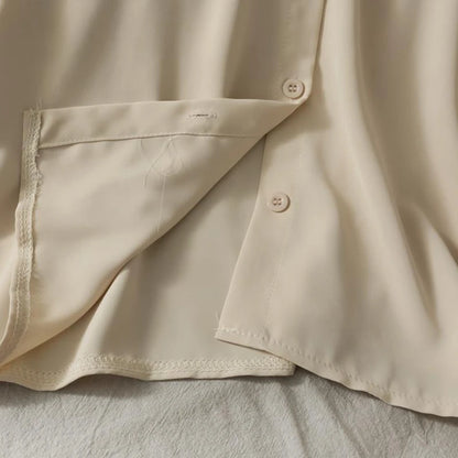 Women Sweet Shirts Cute Tops Peter Pan Collar S-3XL Loose Fashion Temper Minimalist Lolita French Elegant Clothes Trendy 5-Color