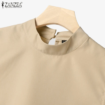 Elegant Chic Women 2-Pieces Sets ZANZEA Woman 2025 Trouser Suits Fashion 2pcs Outfits Tank Top and Wide Leg Pant Suits Oversize