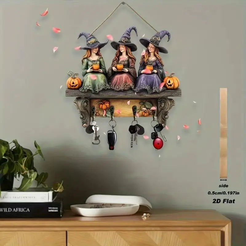 2025 New Exquisite Halloween Wooden Christmas Décor Home Ornaments Holiday Gift Set For Indoor Outdoor Festive Decorations