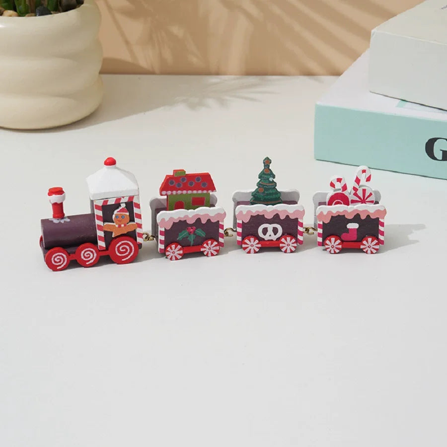 Christmas Train Merry Christmas Decorations For Home 2025 Christmas Ornament Xmas Navidad Noel Gifts Happy New Year 2025 Decor