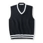 Men Knit Sweater Vest ins sweater vest Korean fashion clothes
