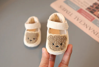 New Toddler Newborn Baby Shoes Boys' Girls' Slippers Pre walker Casual Shoes Winter Small Animals First Walkers
