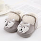 Winter Warm Newborn Baby Boy Girl Boots Cute Bear Soft Toddler Shoes First Walkers Anti-slip Booties Infant Fur Snow Boots 0-18M