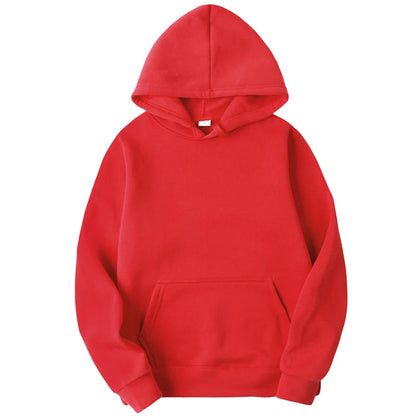 New Men's solid color hoodie autumn/winter fashion sportswear casual pullover couple street wear long sleeved top