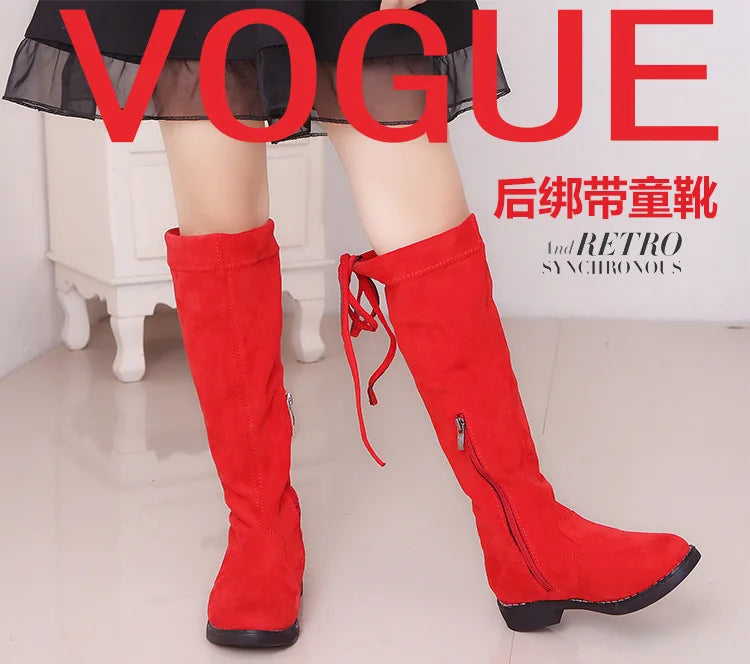 Children Over Knee Boots Girl Shoes Knee Fashion Children Boots Autumn And Winter Princess Girls Boots