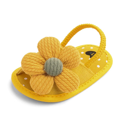 Summer New Sunflower Baby Sandals Soft Bottom Baby Toddler Shoes 0-1 Years Old Baby Girls  Baby Shoes Girls  Baby Boy Shoes