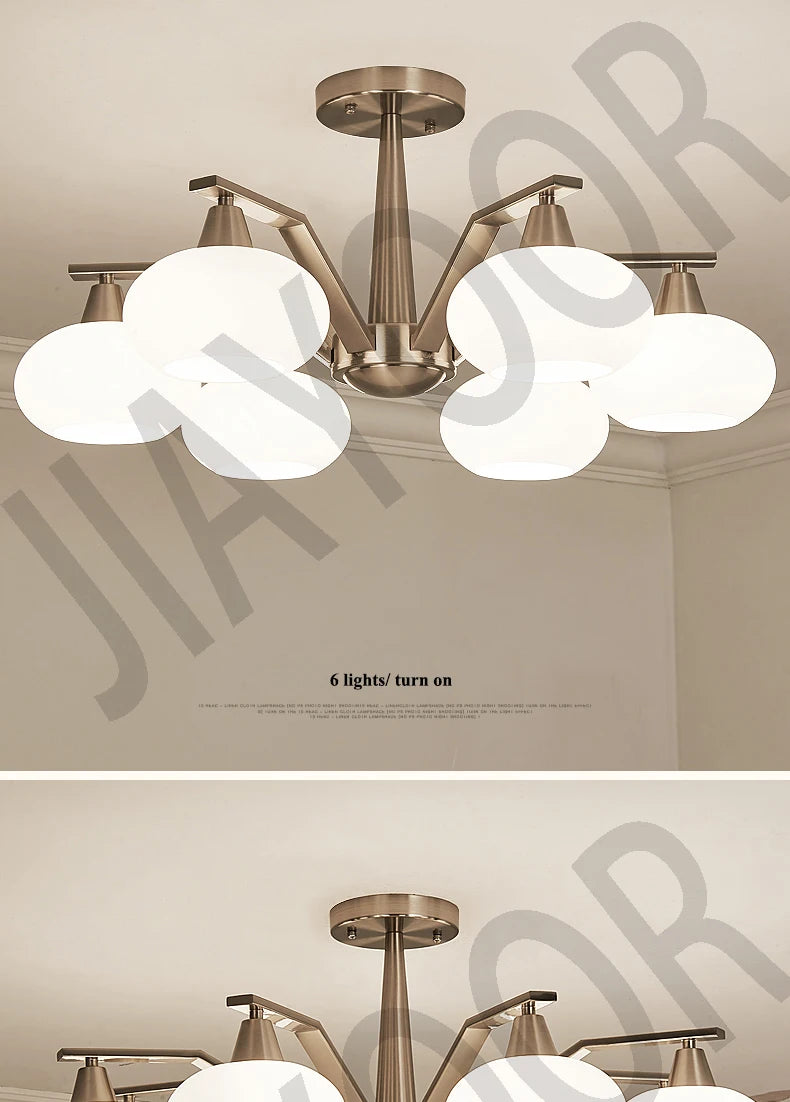 Modern Luster Led Chandelier Lighting Living Dining Room Décor Lights Bedroom Hanging Light Luminaire Home Decor Items Lamps