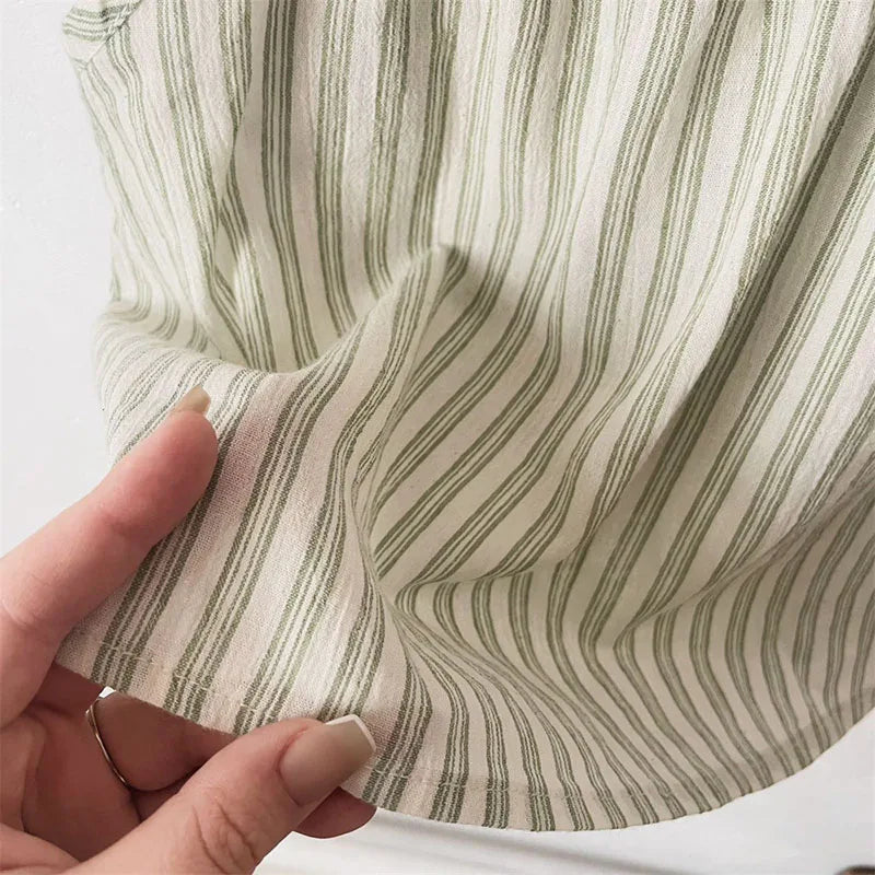 MILANCEL Baby Girls Clothes Striped Camisole And Bloomers 2 Pcs Baby Girls Clothes New born Baby Clothes Set