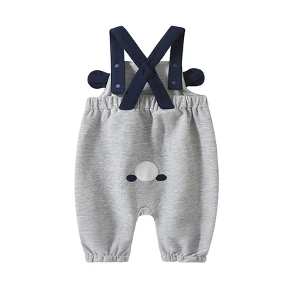 2025 Newborn Baby Boys Pants Bodysuits Girls Cute Suspender Rompers Kids Clothing Toddler Bodysuit Jumpsuit Bottoms 0-24 Months