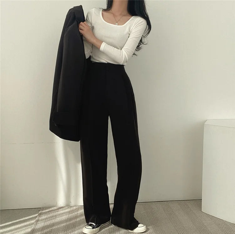 Fall Fashion Long Sleeve Blazer Mujer Pant Sets Blazers Women 2025 Casual Women's 2 Piece Outfit Set Suits Outwear