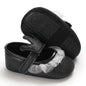 Cute 0-18M Spring Newborn Silver Baby Shoes Non Slip Cloth Bottom Girl Shoes Elegant Breathable Casual Baby First Walking Shoes