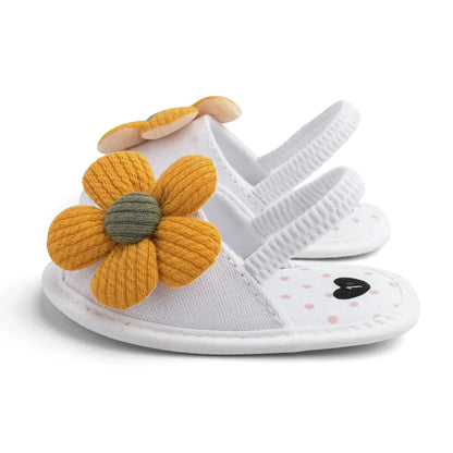 Summer New Sunflower Baby Sandals Soft Bottom Baby Toddler Shoes 0-1 Years Old Baby Girls  Baby Shoes Girls  Baby Boy Shoes