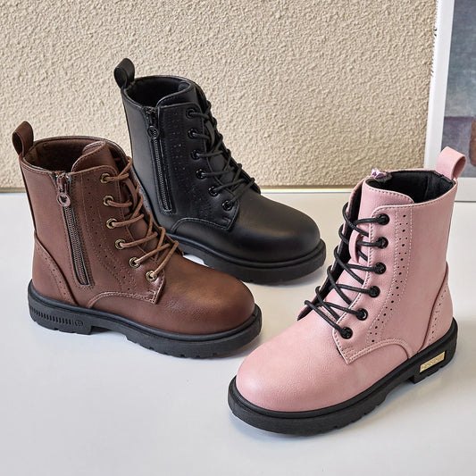 Kids Fashion snow warm  waterproof Anti slip girls boots