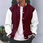 2025 New Loose Trendy Brand Baseball Jersey  Men Fashion Bomber Jacket Men's Casual Plus Size Tops Street Men's overcoat