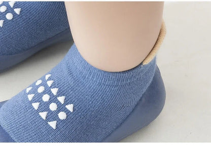 Summer New Combed Cotton Anti slip and Breathable Children's Soft Sole Shoes Baby Walking Shoes Mesh Faced Baby Floor Socks