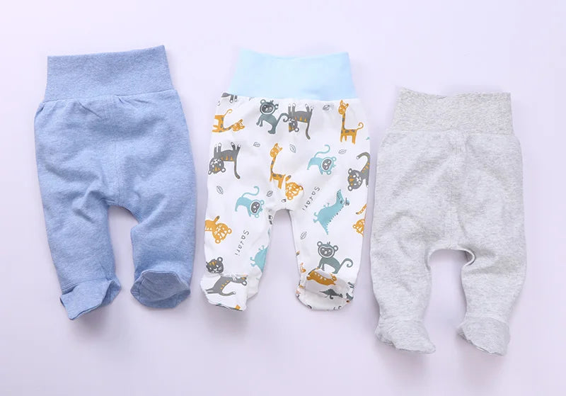 Baby pants cotton baby footies leggings children clothing newborn baby boys pants girls pants high elasticity baby trousers