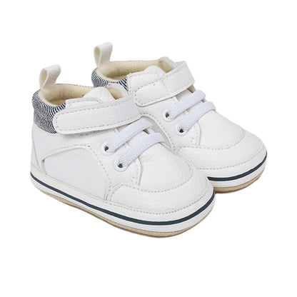 Newborn Baby Girls Boys Sneakers PU Leather Anti-Slip Soft Sole Pre walker Toddler Casual First Walkers Infant Shoes For 0-18M
