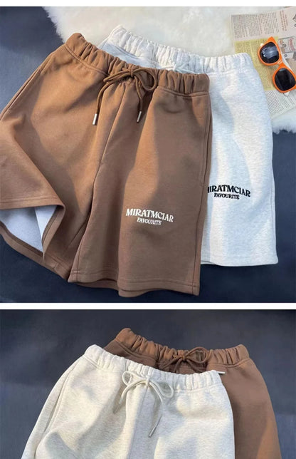 Summer New Leisure Fashion Sports Shorts Street Man Fashion Minimalist Sports Beach Pants Letter Embroidered Cotton Shorts