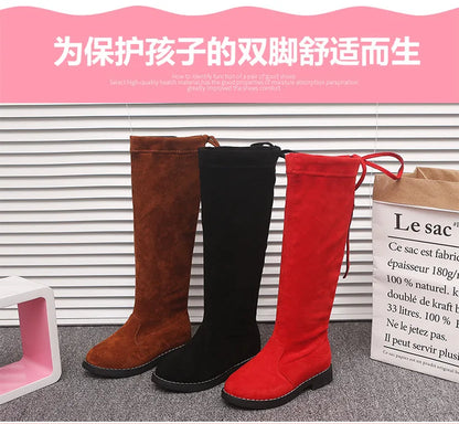 Children Over Knee Boots Girl Shoes Knee Fashion Children Boots Autumn And Winter Princess Girls Boots