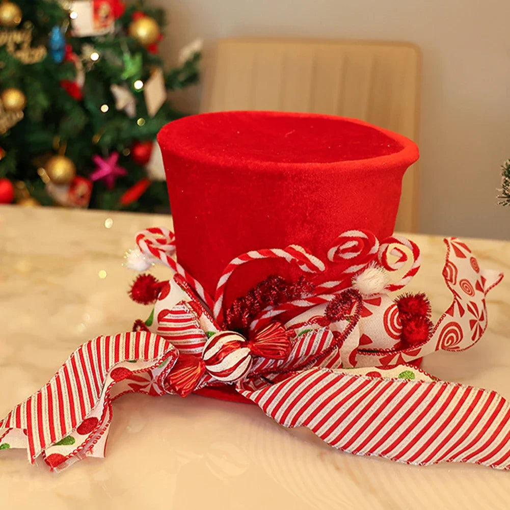 Christmas Celebration Red White Holiday Decoration Festive Accessory Great Holiday Centerpiece Versatile Usage For Holiday Table