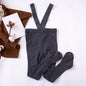 Baby Cute Knitted Tights Boys Girls Pantyhose Casual Suspender Tights Infant Toddler Autumn Spring Leggings Solid Color Clothing