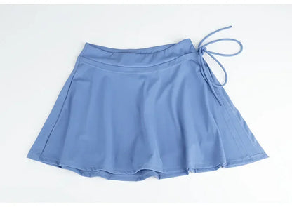 2025 Women Side Slit Sports Skirts Badminton Tennis Workout Skirt Golf Running Skirt Quick Drying Yoga Fitness Skirt Shorts