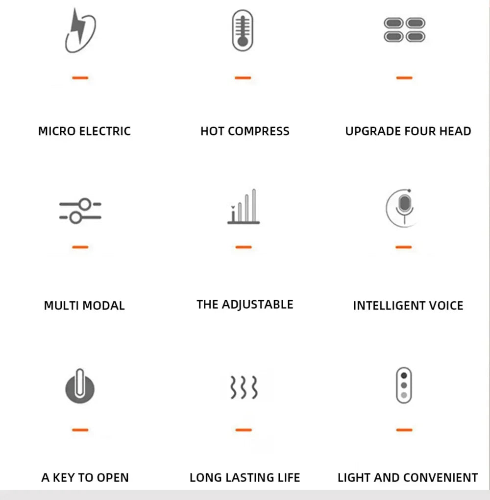 Smart Neck And Back Massager Device Shoulder Neck Massage Cervical Vertebra Vibrator Heating Relieve Pain Muscle Care