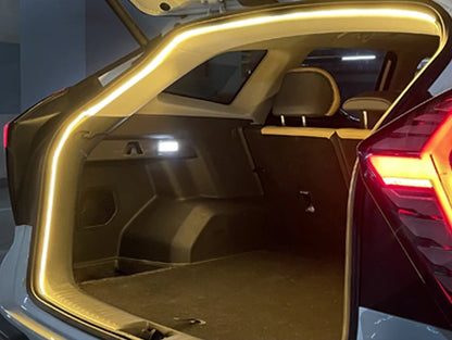Car high brightness trunk lighting ambient light interior decoration LED wiring free automatic sensing tailgate light strip