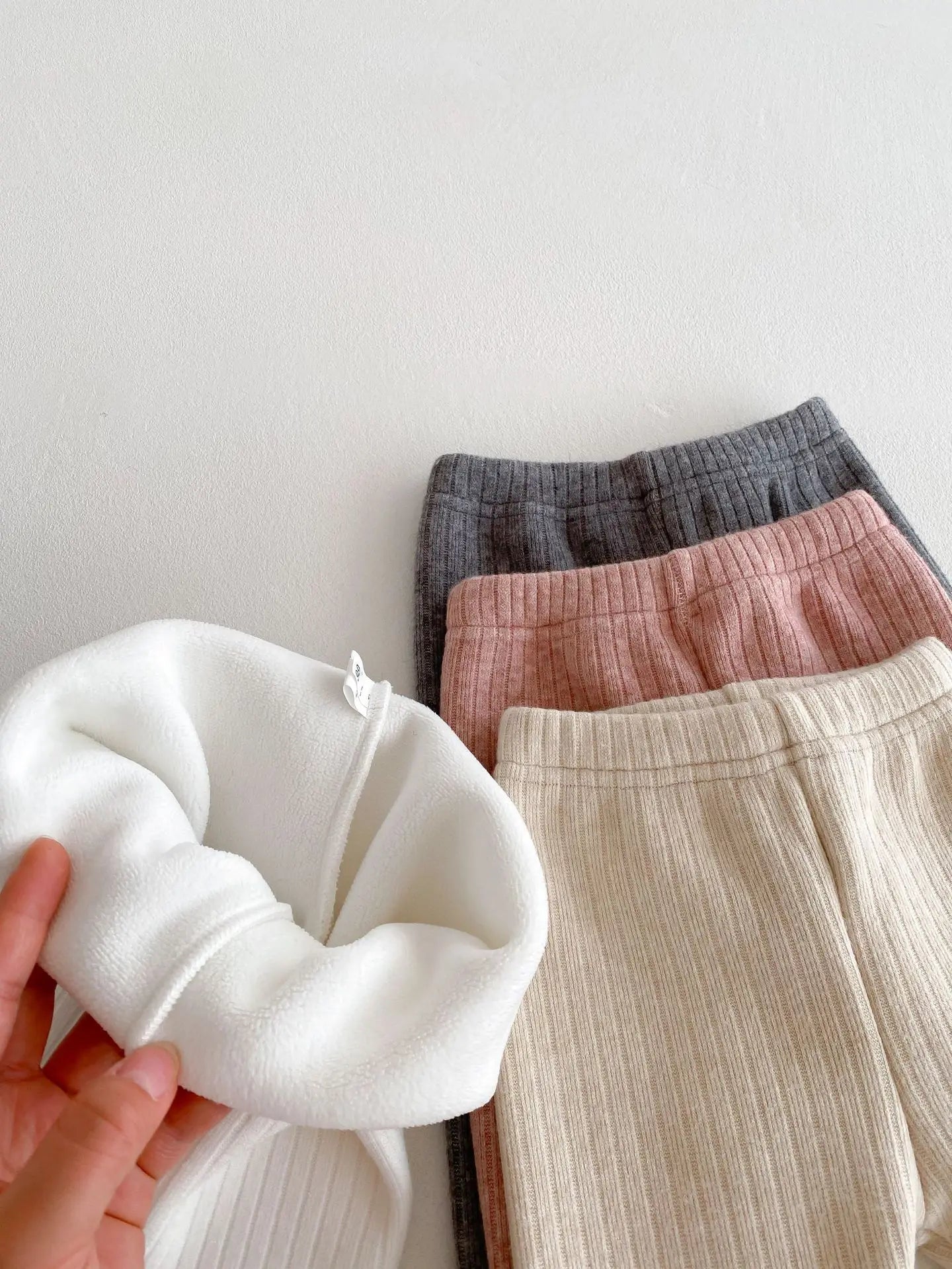 2025 Winter New Baby Plus Velvet Thick Leggings Cotton Girls Cute Bow Warm Trousers Infant Fleece Casual Pants Toddler Clothes