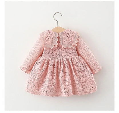 Spring Autumn toddler Baby Girl Clothes infant Lace Dress costume for newborn Girl clothing 1st Birthday Princess Dresses dress