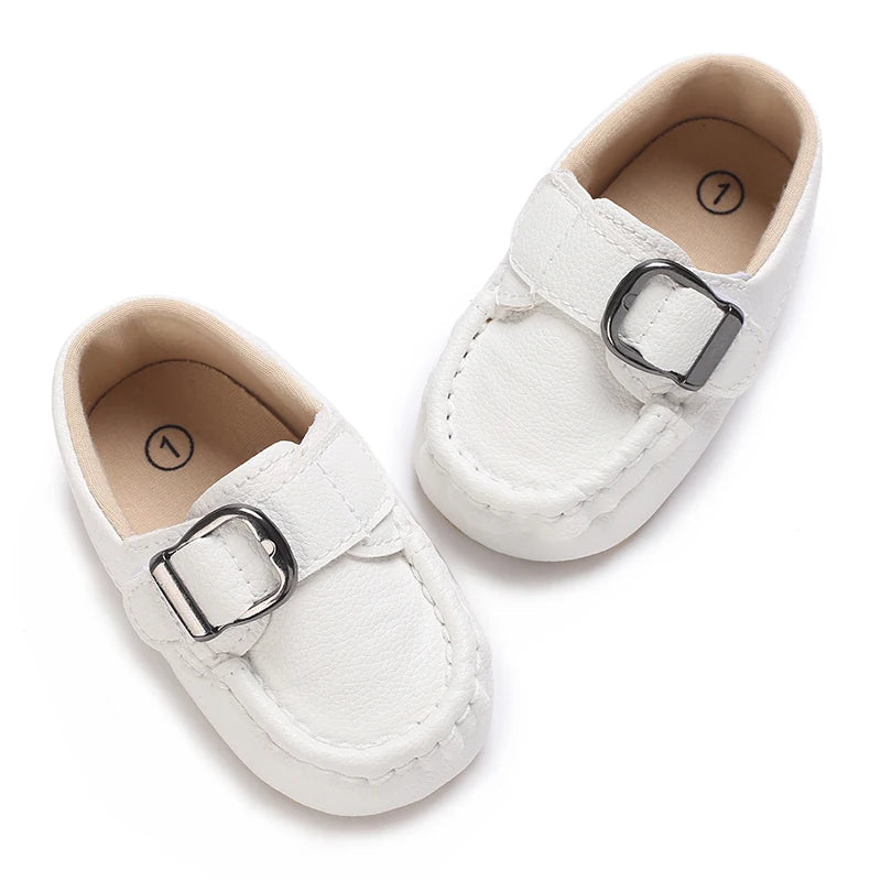 0-18M Baptism Newborn Baby Pre walker Girls Boys Casual Shoes Leather Non-Slip Soft-Sole Infant Toddler First Walkers