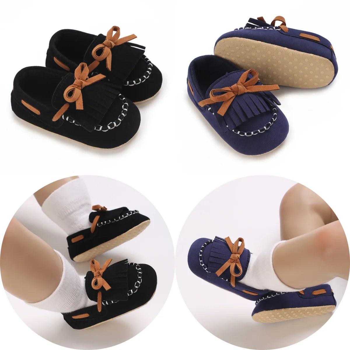 0-18M Baptism Newborn Baby Pre walker Girls Boys Casual Shoes Leather Non-Slip Soft-Sole Infant Toddler First Walkers
