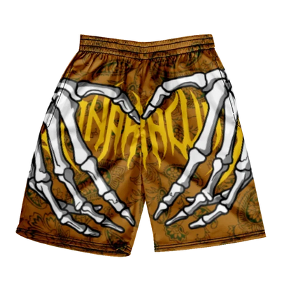 2025 Summer Classic Skull Beach Short Pants New Fashion Skeleton Hand Print Men Women Gym Shorts Quick Drying Trunks Ice Shorts