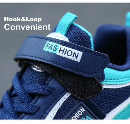 Children Casual Shoes for Boys Breathable Sneaker Summer Air Mesh Kids Hook & Loop Students School Shoe Size28-40