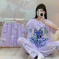 Women's New Three-piece Pajamas Home wear Set of Sweet Pajamas Cartoon Leisure Women's Home wear Pajamas Set