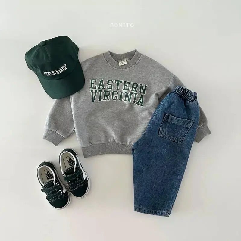 2025 Autumn New Baby Loose Denim Trousers Infant Toddler Casual Pants Fashion Boys Girls Versatile Pocket Jeans Kids Clothes