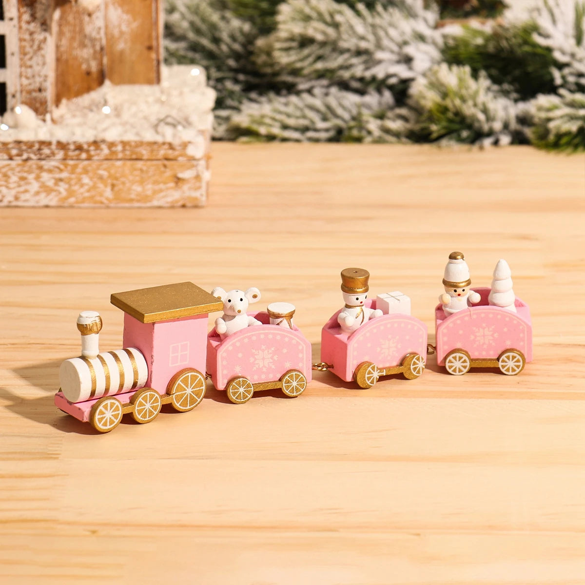 Christmas Train Merry Christmas Decorations For Home 2025 Christmas Ornament Xmas Navidad Noel Gifts Happy New Year 2026 Gifts
