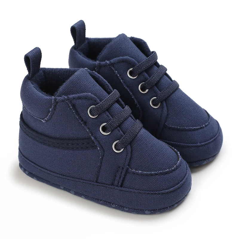 Lucky Blue Four Seasons Baby Soft Sole Walking Shoes for 0-1 Year Old Boys Casual Lightweight Sports Shoes Indoor Walking Shoes