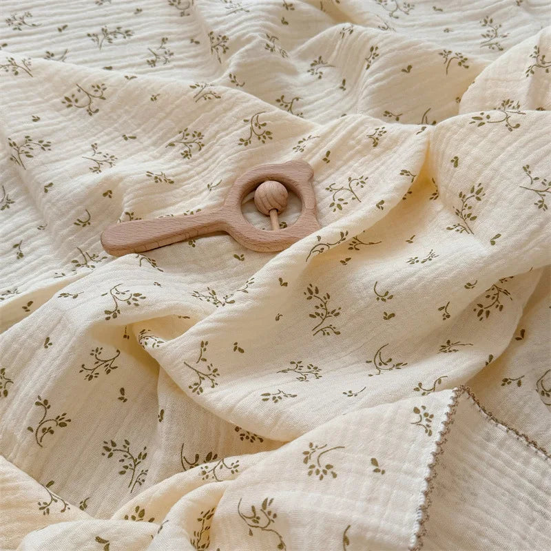 Summer Muslin Swaddle Blankets Cotton Soft Baby Blanket For Boys Girls Newborn Baby Receiving Blanket Sleeping Cover Crib Quilts